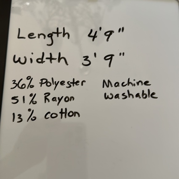 Martha Stewart green throw with tassels - Picture 5 of 5